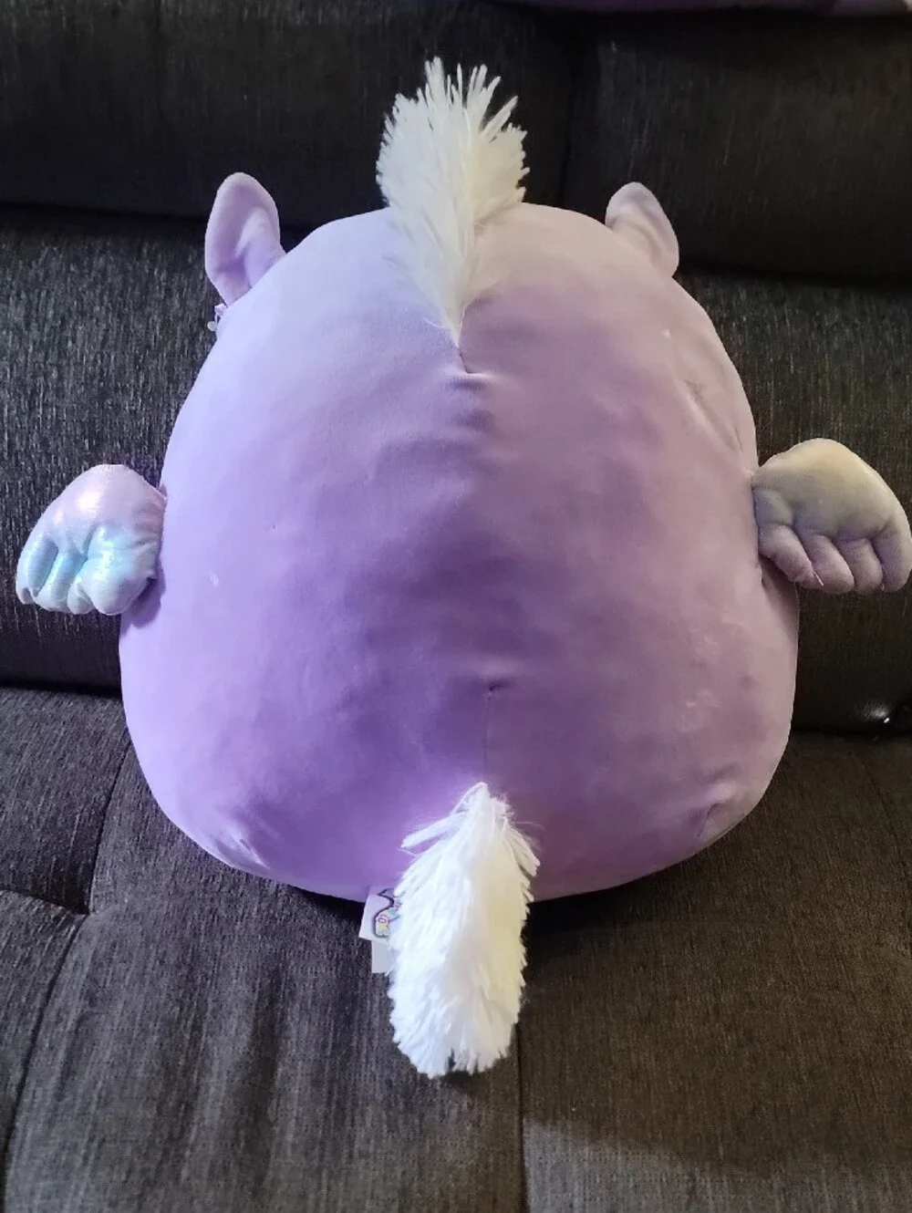 Squishmallows Purple Unicorn Plush with Mint Sleep Mask